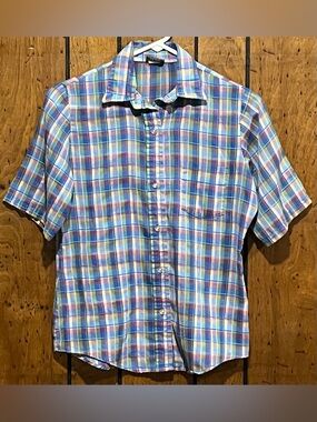 Cheeno’s Vintage Men's Plaid Button-Up Shirt